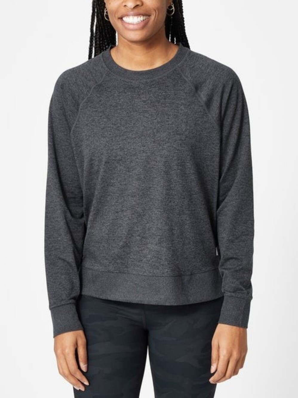 Vuori Halo Modern Crew Charcoal